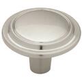 Liberty Hardware P40052J-SN-C 1.25 in. Brushed Satin Nickel Top Ring Round Knob 736132